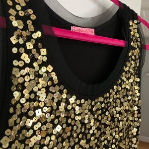 Joyous and free sequined mini dress
